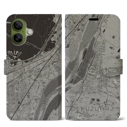 【樟葉（大阪府）】地図柄iPhoneケース（手帳タイプ）