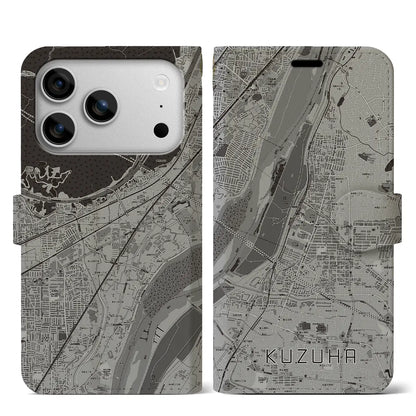 【樟葉（大阪府）】地図柄iPhoneケース（手帳タイプ）