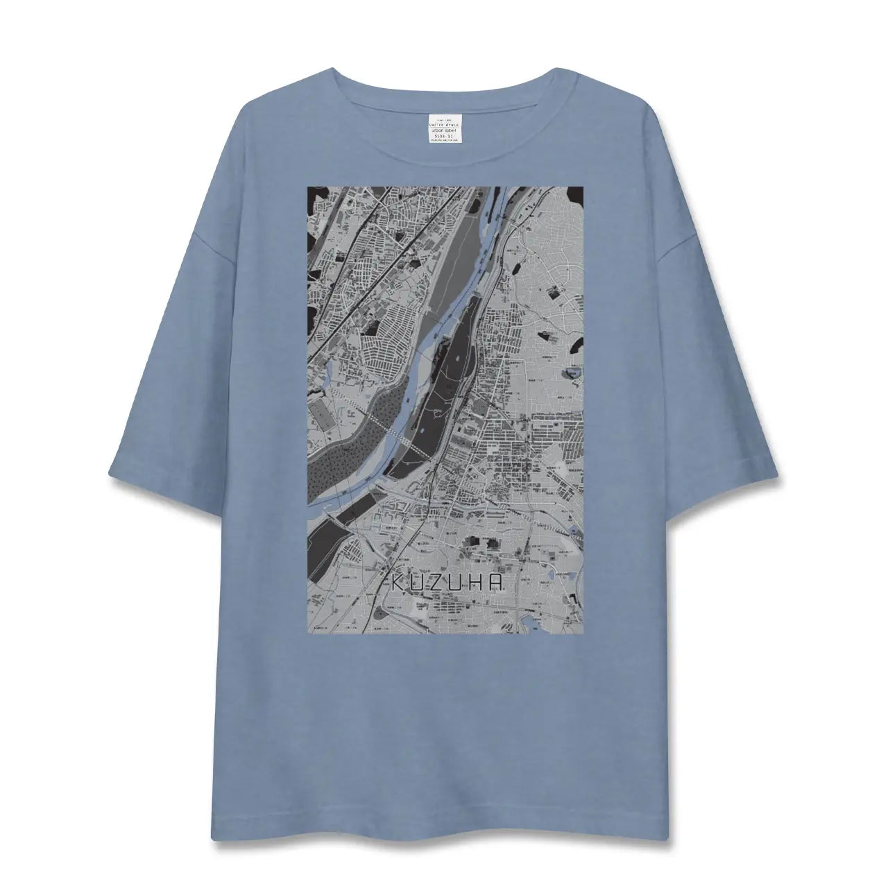 【樟葉（大阪府）】地図柄ビッグシルエットTシャツ