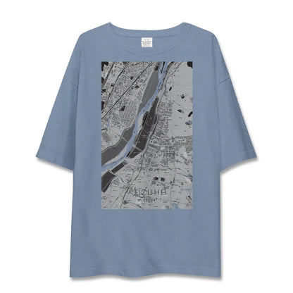 【樟葉（大阪府）】地図柄ビッグシルエットTシャツ