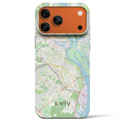 【キーウ（ウクライナ）】地図柄iPhoneケース（バックカバータイプ）