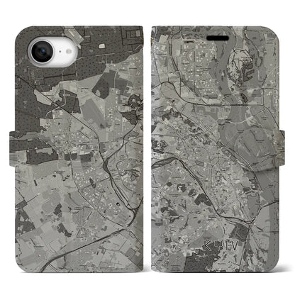 【キーウ（ウクライナ）】地図柄iPhoneケース（手帳タイプ）