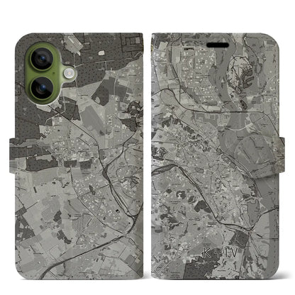 【キーウ（ウクライナ）】地図柄iPhoneケース（手帳タイプ）