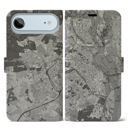 【キーウ（ウクライナ）】地図柄iPhoneケース（手帳タイプ）