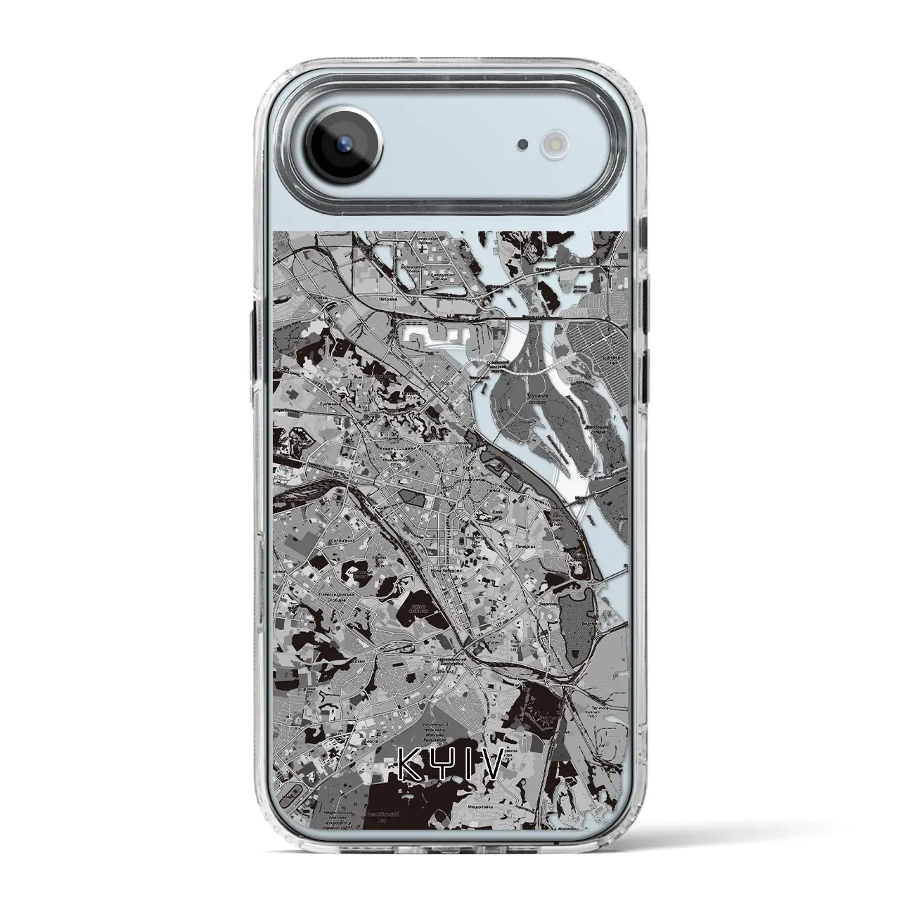 【キーウ（ウクライナ）】地図柄iPhoneケース（MagSafeタイプ）