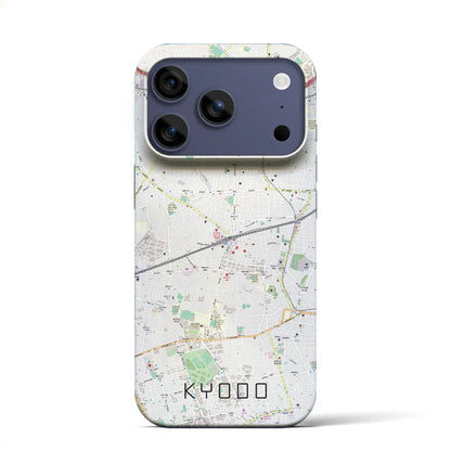 【経堂（東京都）】地図柄iPhoneケース（バックカバータイプ）