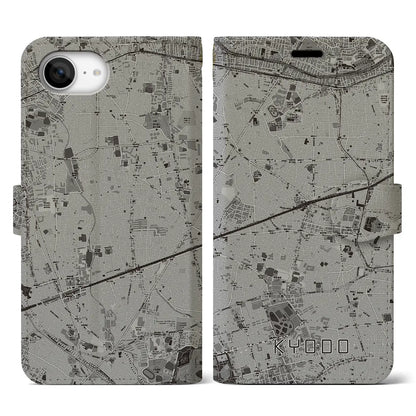 【経堂（東京都）】地図柄iPhoneケース（手帳タイプ）