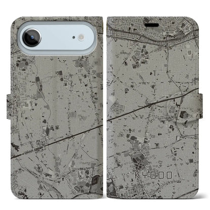 【経堂（東京都）】地図柄iPhoneケース（手帳タイプ）