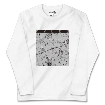 【経堂（東京都）】地図柄ロングスリーブTシャツ