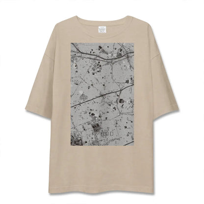 【経堂（東京都）】地図柄ビッグシルエットTシャツ