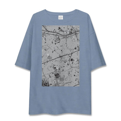 【経堂（東京都）】地図柄ビッグシルエットTシャツ