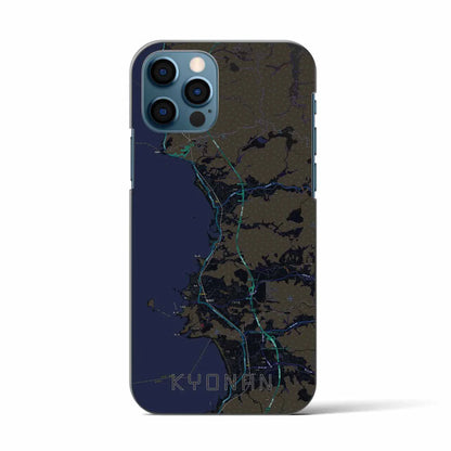 【鋸南（千葉県）】地図柄iPhoneケース（バックカバータイプ）