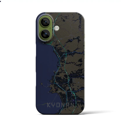 【鋸南（千葉県）】地図柄iPhoneケース（バックカバータイプ）