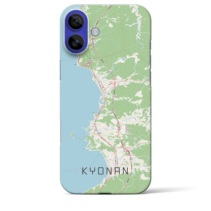 【鋸南（千葉県）】地図柄iPhoneケース（バックカバータイプ）ナチュラル・iPhone 16 Pro Max 用