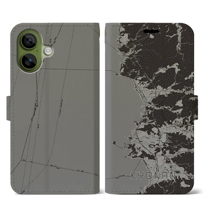 【鋸南（千葉県）】地図柄iPhoneケース（手帳タイプ）