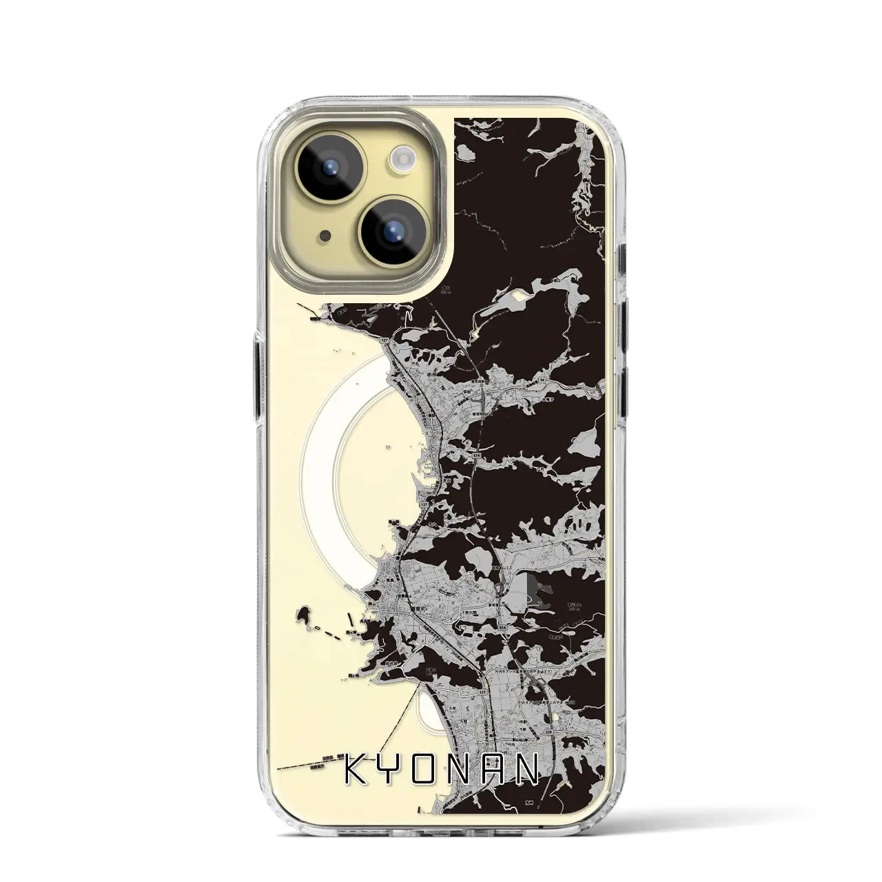 【鋸南（千葉県）】地図柄iPhoneケース（MagSafeタイプ）