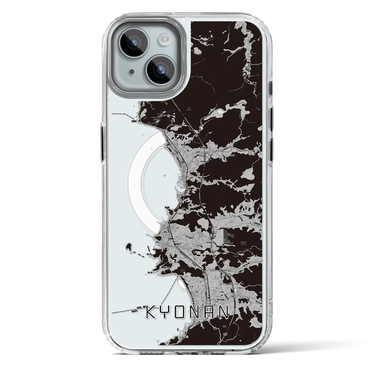 【鋸南（千葉県）】地図柄iPhoneケース（MagSafeタイプ）