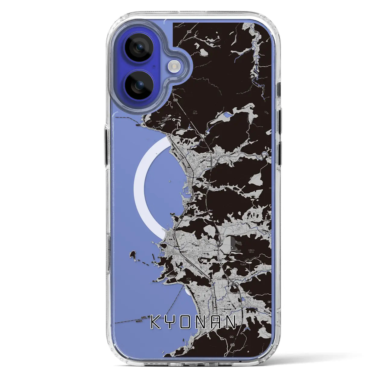 【鋸南（千葉県）】地図柄iPhoneケース（MagSafeタイプ）