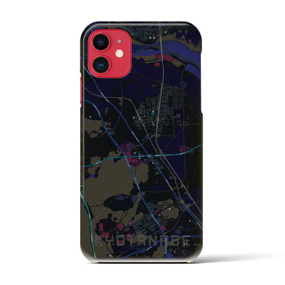 【京田辺（京都府）】地図柄iPhoneケース（バックカバータイプ）