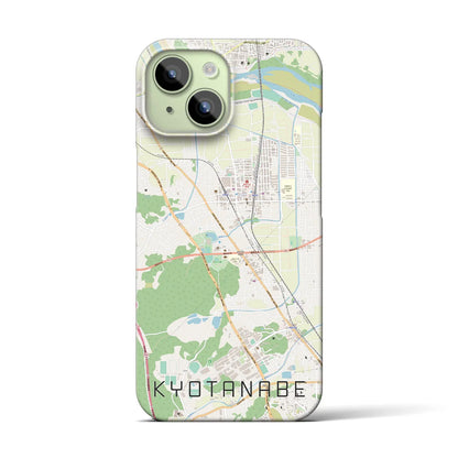 【京田辺（京都府）】地図柄iPhoneケース（バックカバータイプ）