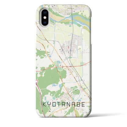 【京田辺（京都府）】地図柄iPhoneケース（バックカバータイプ）