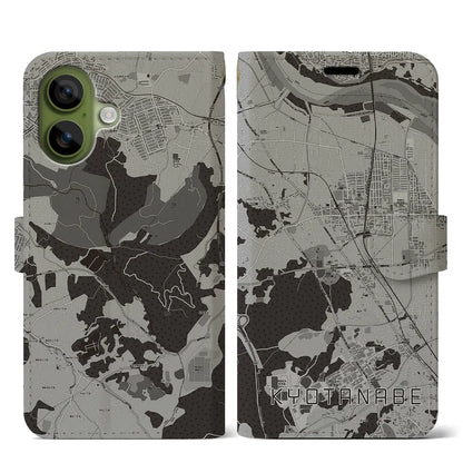 【京田辺（京都府）】地図柄iPhoneケース（手帳タイプ）