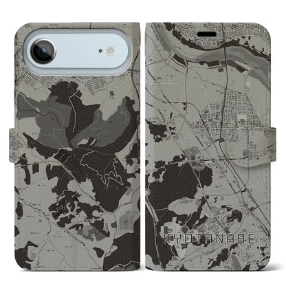 【京田辺（京都府）】地図柄iPhoneケース（手帳タイプ）