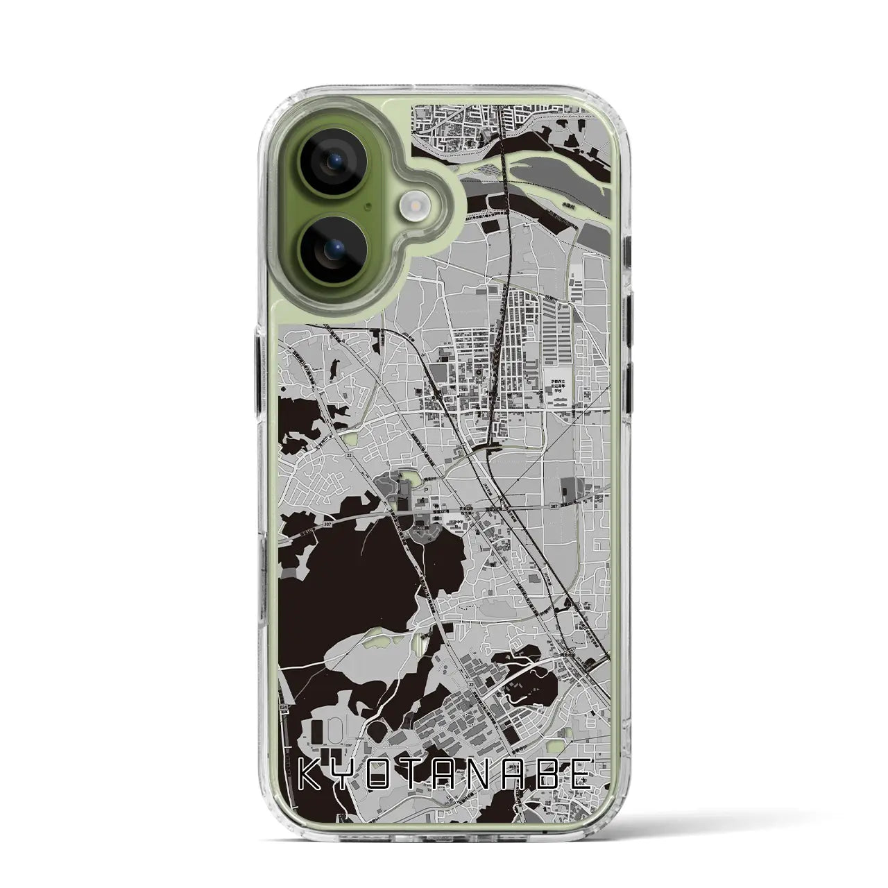 【京田辺（京都府）】地図柄iPhoneケース（MagSafeタイプ）