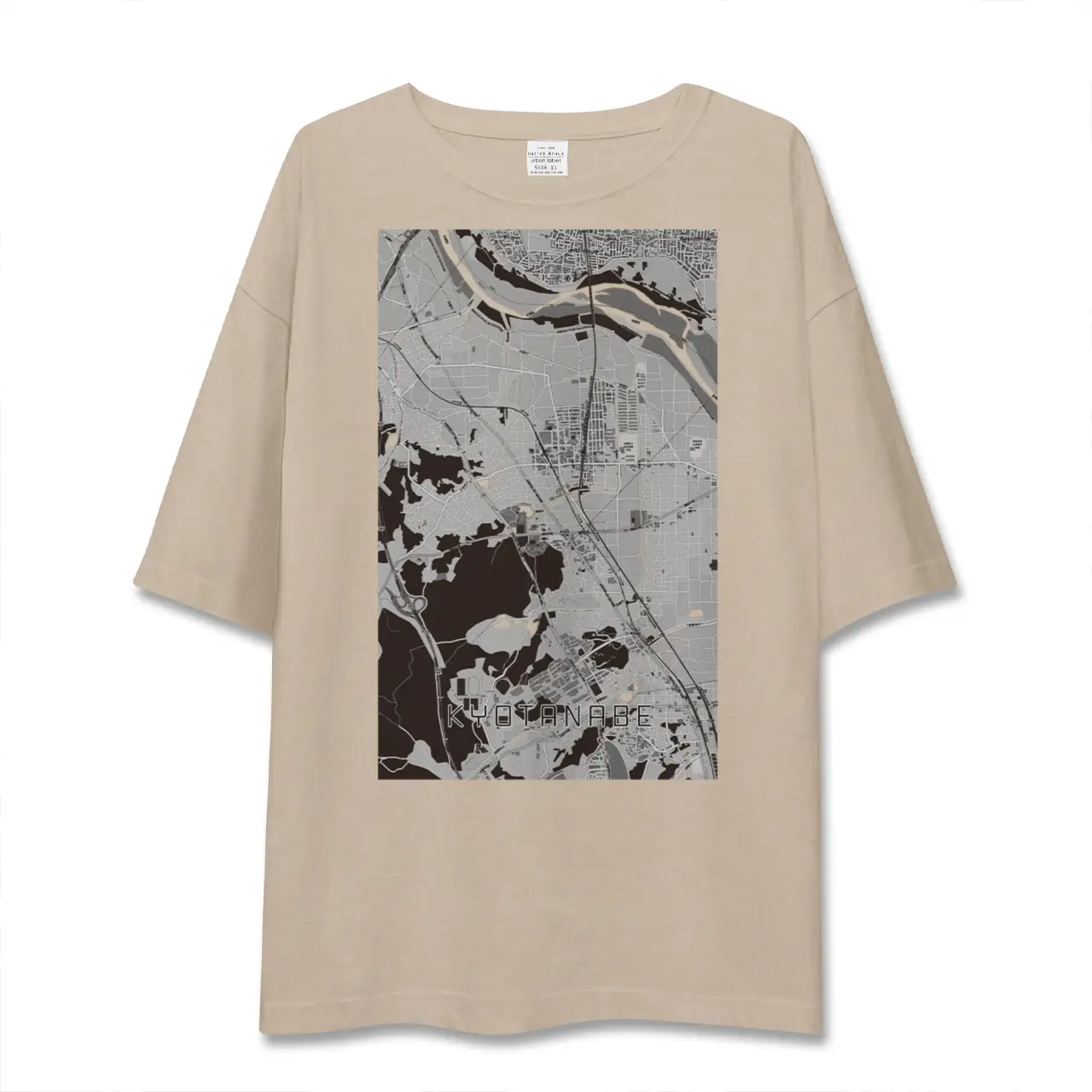 【京田辺（京都府）】地図柄ビッグシルエットTシャツ