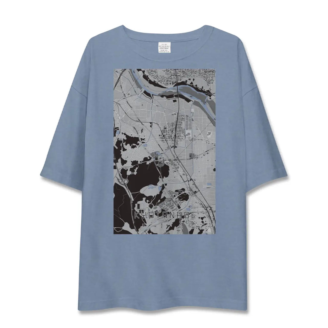 【京田辺（京都府）】地図柄ビッグシルエットTシャツ