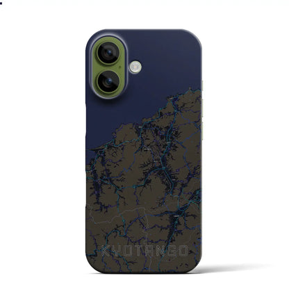 【京丹後（京都府）】地図柄iPhoneケース（バックカバータイプ）