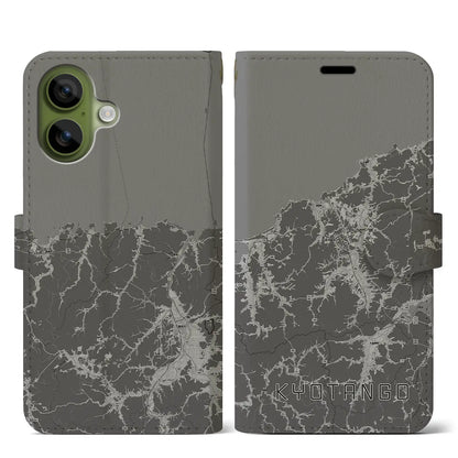 【京丹後（京都府）】地図柄iPhoneケース（手帳タイプ）