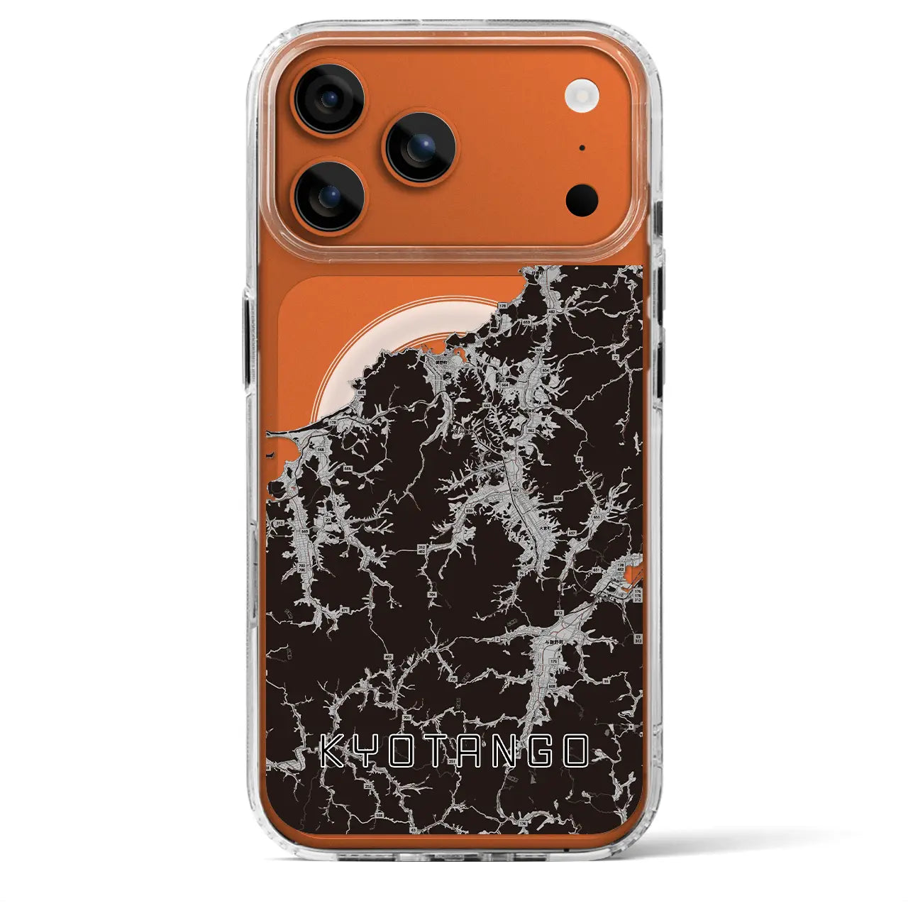 【京丹後（京都府）】地図柄iPhoneケース（MagSafeタイプ）