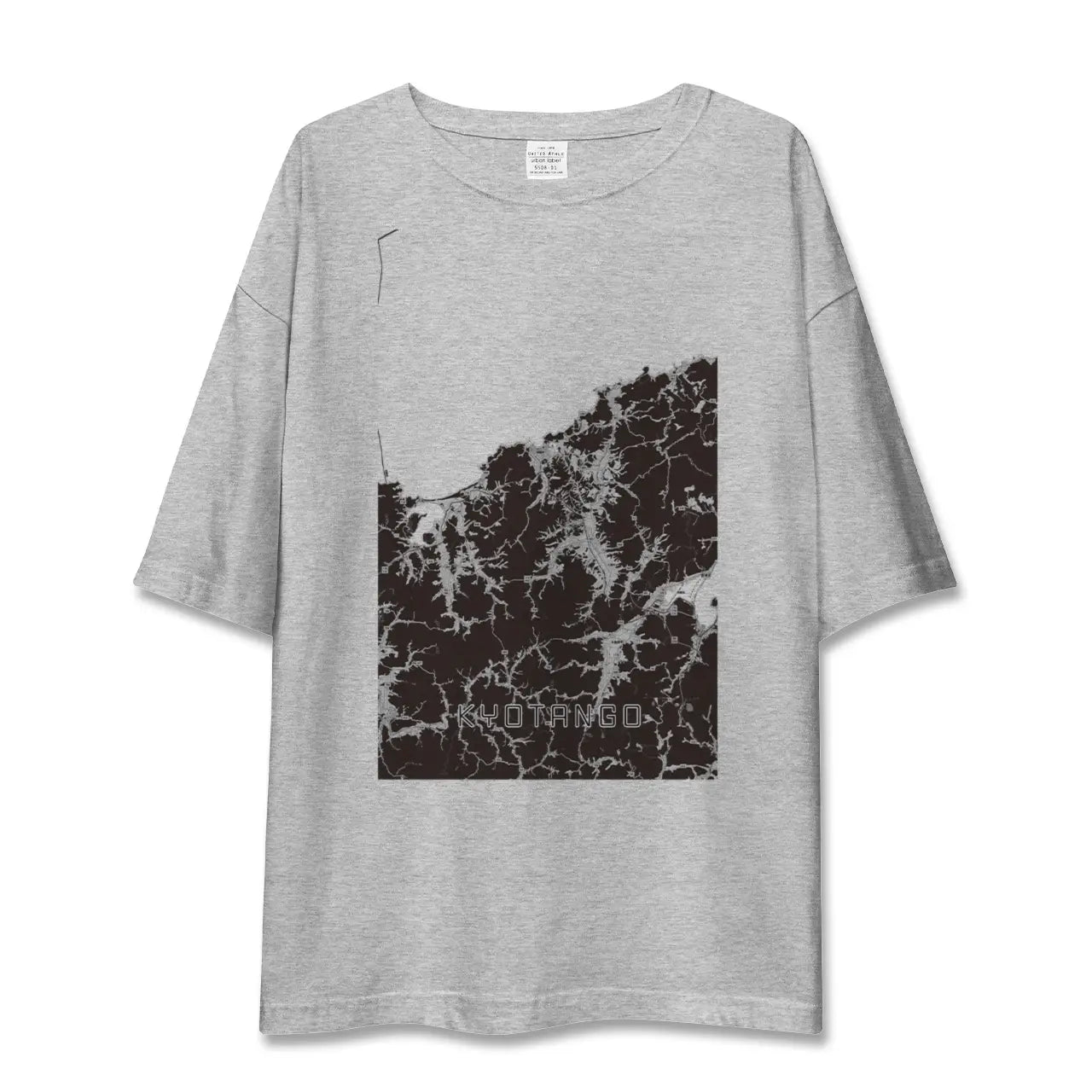 【京丹後（京都府）】地図柄ビッグシルエットTシャツ