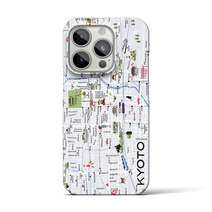 【京都】イラストマップiPhoneケース（バックカバータイプ）