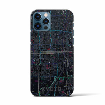 【京都2（京都府）】地図柄iPhoneケース（バックカバータイプ）