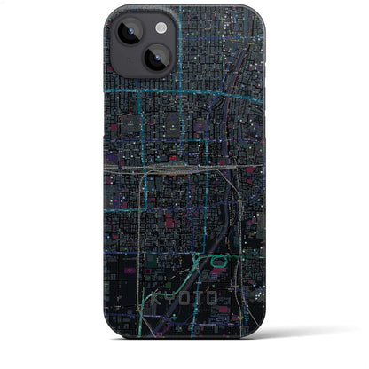 【京都2（京都府）】地図柄iPhoneケース（バックカバータイプ）