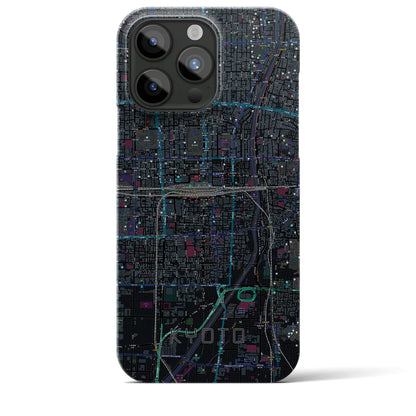 【京都2（京都府）】地図柄iPhoneケース（バックカバータイプ）