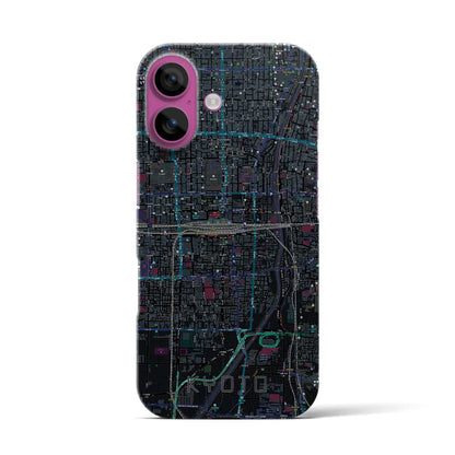 【京都2（京都府）】地図柄iPhoneケース（バックカバータイプ）