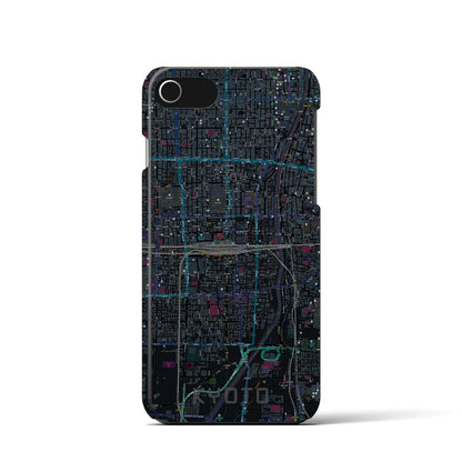 【京都2（京都府）】地図柄iPhoneケース（バックカバータイプ）