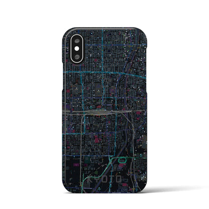【京都2（京都府）】地図柄iPhoneケース（バックカバータイプ）