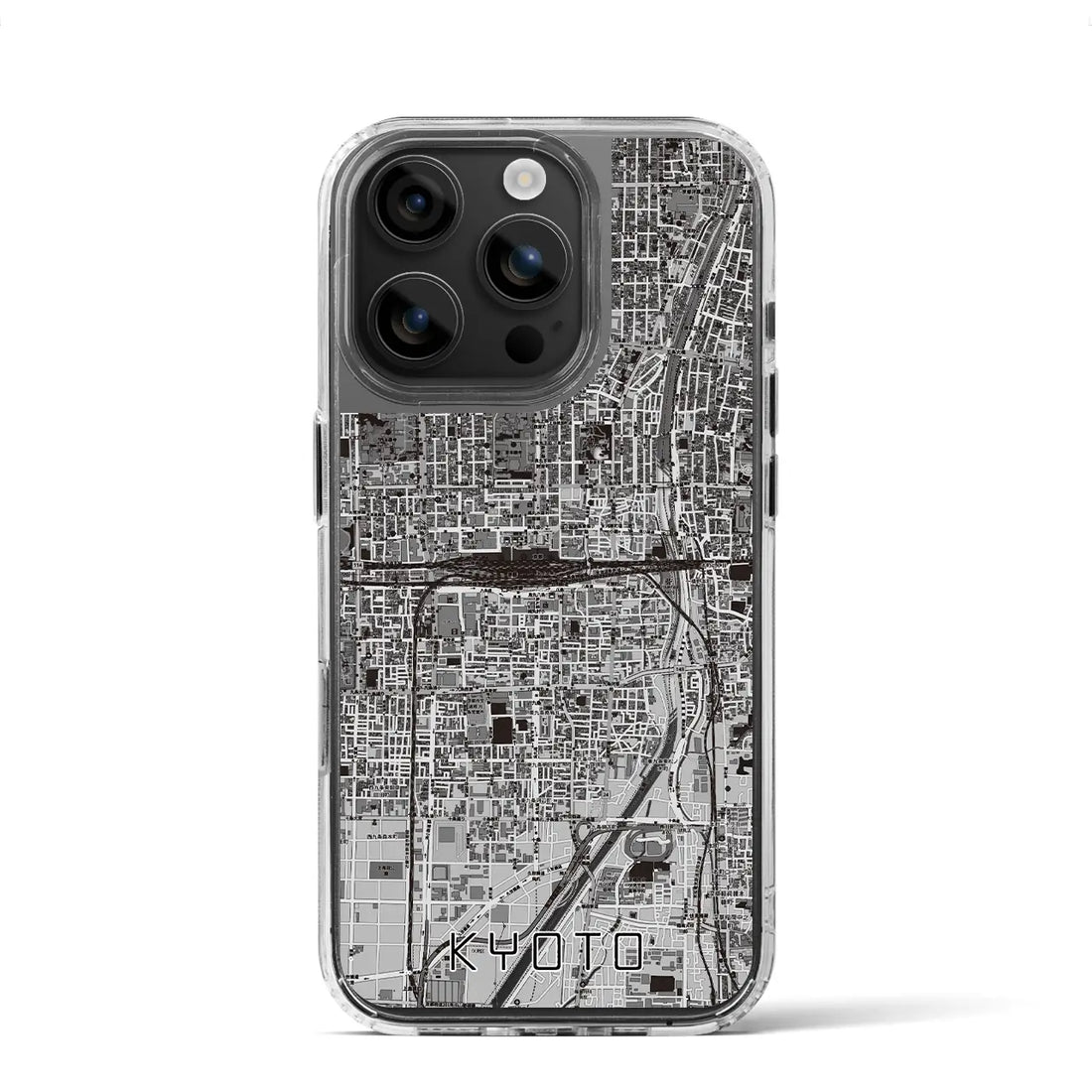 【京都2（京都府）】地図柄iPhoneケース（MagSafeタイプ）