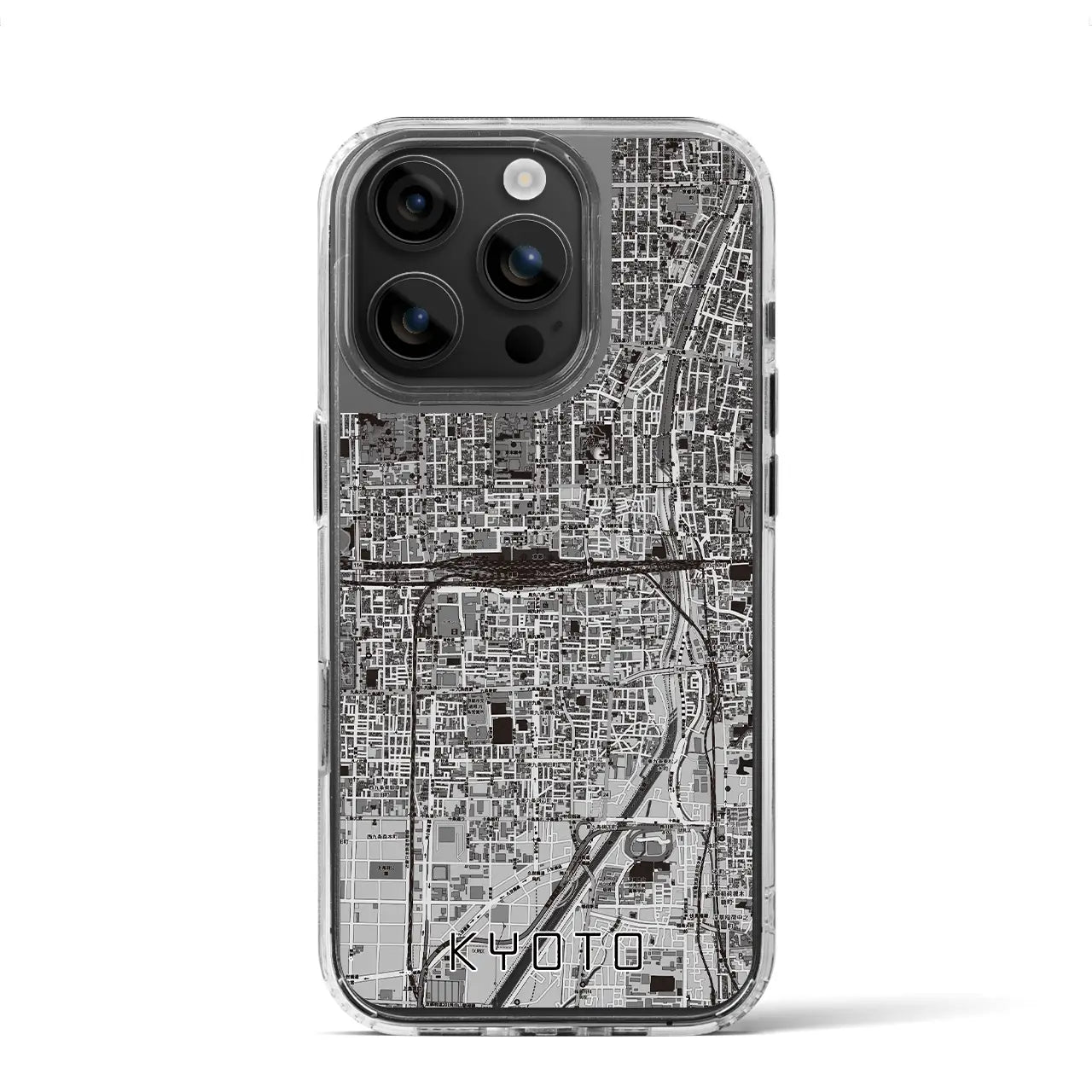 【京都2（京都府）】地図柄iPhoneケース（MagSafeタイプ）