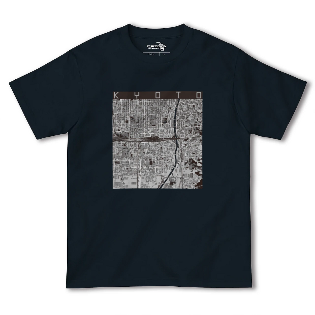 【京都2(京都府)】地図柄ヘビーウェイトTシャツ