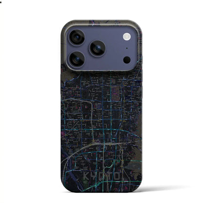 【京都（京都府）】地図柄iPhoneケース（バックカバータイプ）