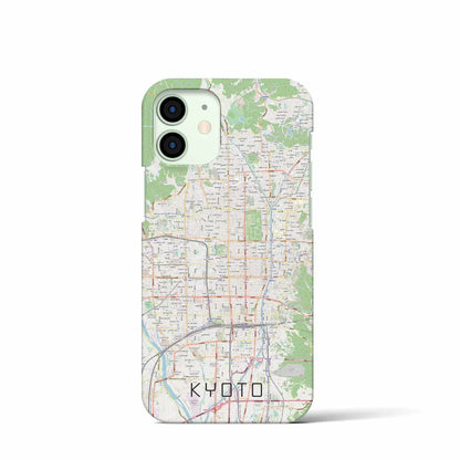 【京都（京都府）】地図柄iPhoneケース（バックカバータイプ）