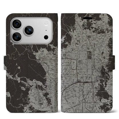 【京都（京都府）】地図柄iPhoneケース（手帳タイプ）