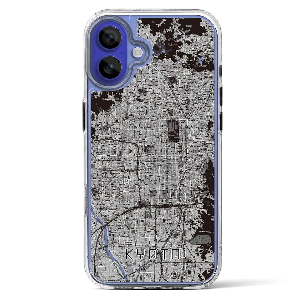 【京都（京都府）】地図柄iPhoneケース（MagSafeタイプ）