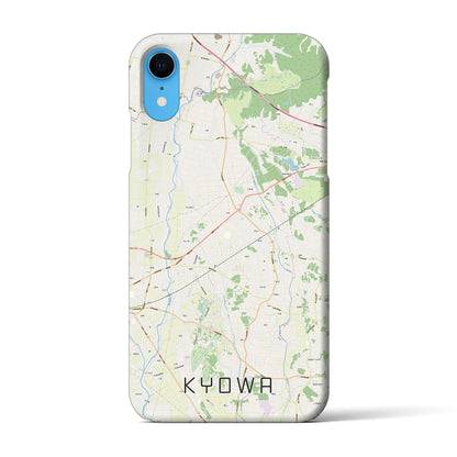 【協和（茨城県）】地図柄iPhoneケース（バックカバータイプ）