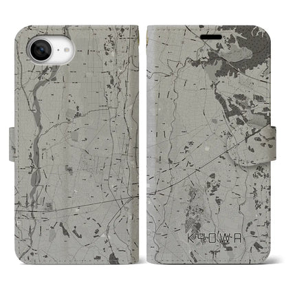 【協和（茨城県）】地図柄iPhoneケース（手帳タイプ）